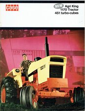 Case 1170 Agri King Tractor Brochure 1971-case-Model Barn