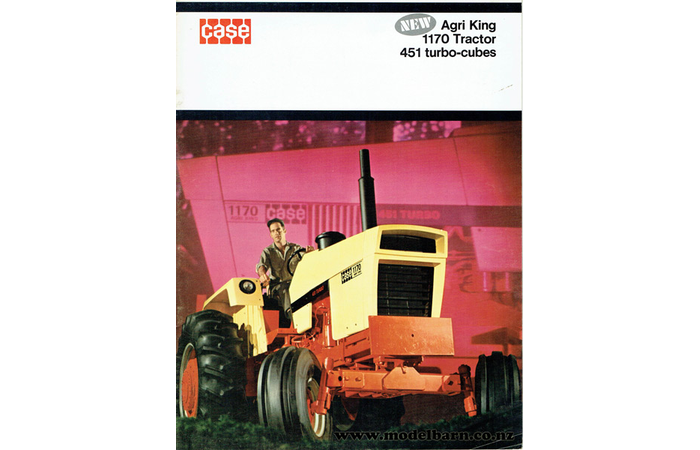 Case 1170 Agri King Tractor Brochure 1971