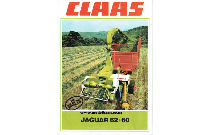 Claas Jaguar 60 & 62 Forage Harvesters Brochure 1982
