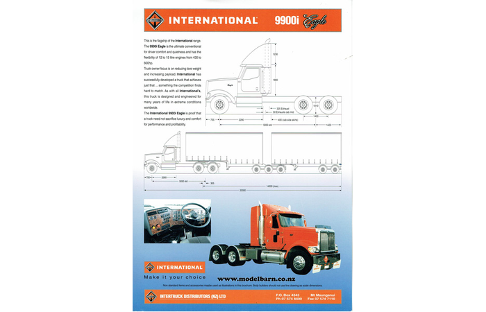International 9900i Eagle Truck Brochure 2000