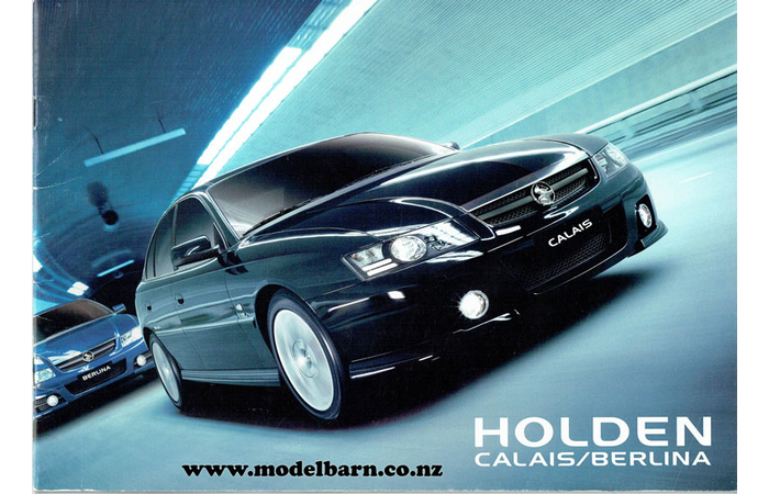 Holden Calais & Berlina Car Brochure 2004