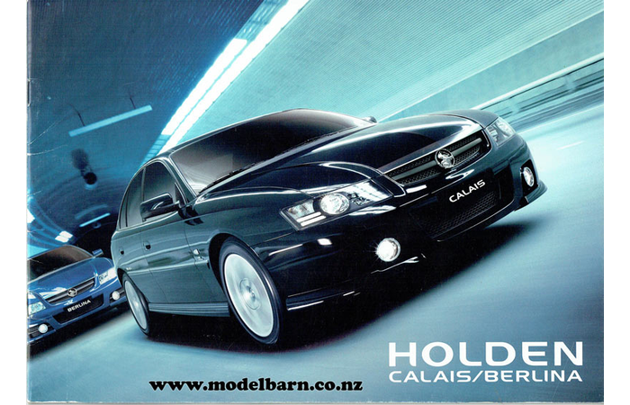 Holden Calais & Berlina Car Brochure 2004