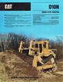 Caterpillar D10N Bulldozer Brochure 1990