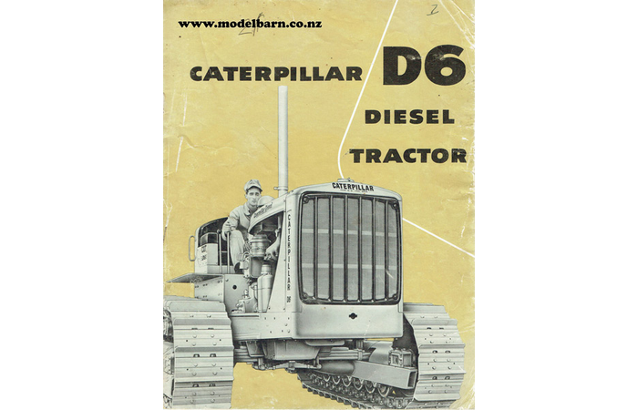 Caterpillar D6 Bulldozer Brochure 1956