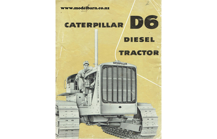 Caterpillar D6 Bulldozer Brochure 1956