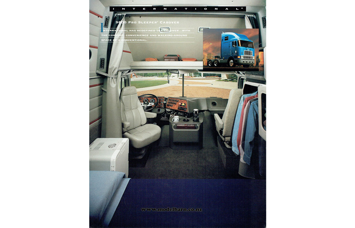 International 9800 Pro Sleeper Cabover Truck Brochure