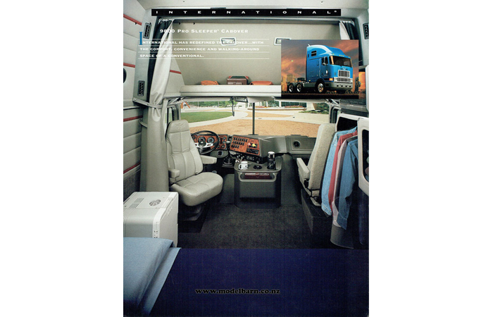 International 9800 Pro Sleeper Cabover Truck Brochure