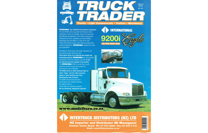 International 9200i Eagle Truck Brochure 2000
