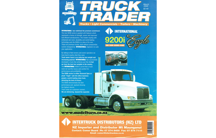 International 9200i Eagle Truck Brochure 2000