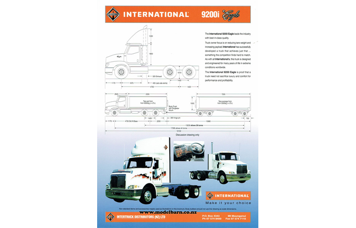 International 9200i Eagle Truck Brochure 2000