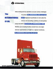 International 8100 Truck Brochure-international-Model Barn