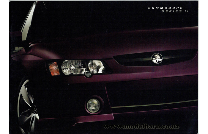Holden Commodore Series II Car Brochure 2003