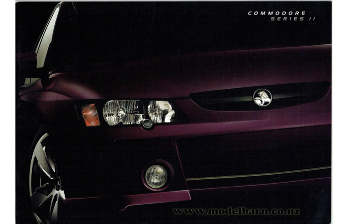 Holden Commodore Series II Car Brochure 2003