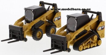 1/64 CAT 272D2 & 297D2 Skid Steer Loaders-construction-and-forestry-Model Barn