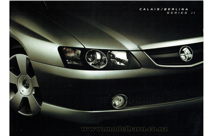 Holden Calais/Berlina Series II Car Brochure 2003