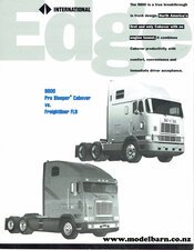International 9800 COE verses Freightliner FLB Truck Brochure-international-Model Barn
