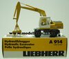 1/50 Liebherr A914 Wheel Clamshell Excavator