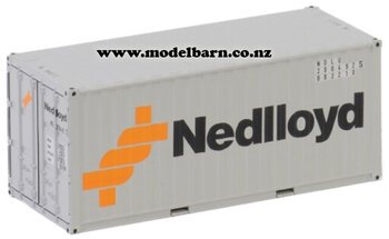 1/50 20ft Metal Shipping Container "Nedlloyd"-trailers,-containers-and-access.-Model Barn