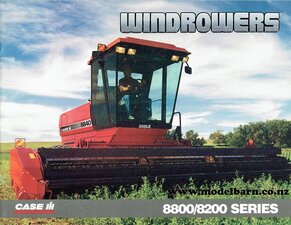 Case-IH 8800/8200 Series Windrowers Brochure 1995-case-ih-Model Barn