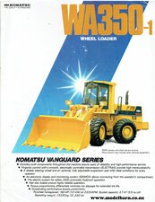 Komatsu WA350-1 Wheel Loader Sales Brochure-other-brochures-Model Barn