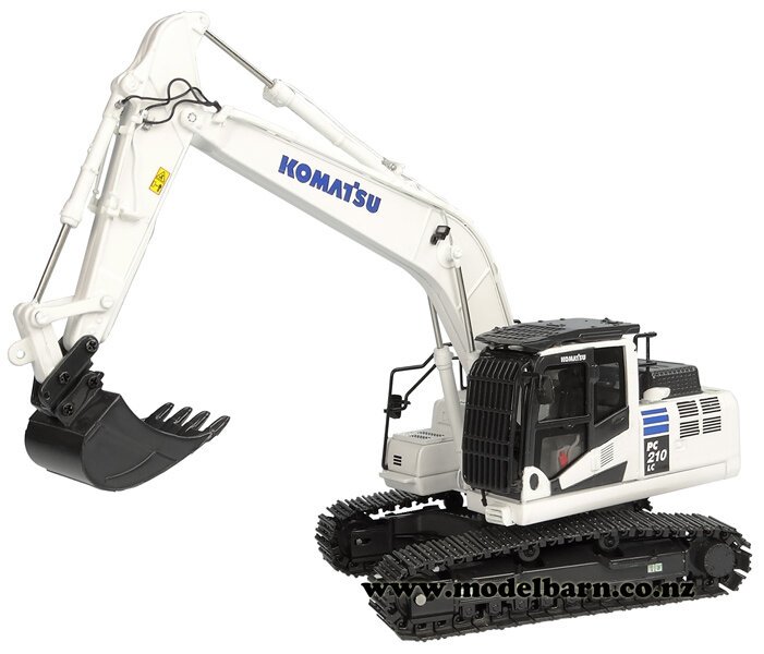 早割 リフト券 PC210-10 KOMASTU 1:50 限定版 excavator（コマツ(KOMATSU)建 白 建設車両、作業車