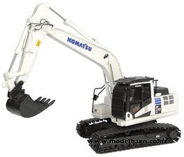 1/50 Komatsu PC210LC-11 Excavator (White)-construction-and-forestry-Model Barn