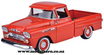 1/24 Chev Apache Fleetside Pick-Up (1958, orange)-chevrolet-and-gmc-Model Barn
