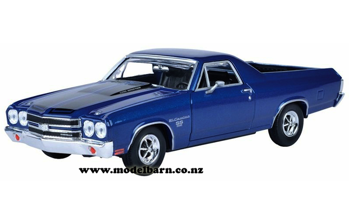 1/24 Chev El Camino SS 396 (1970, dark blue & black)