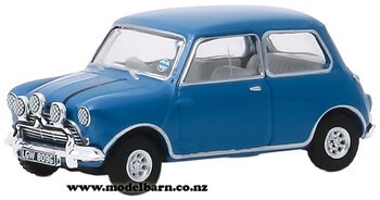 1/64 Austin Mini Cooper S 1275 Mk I (1967, blue) "Italian Job"-austin-and-morris-Model Barn