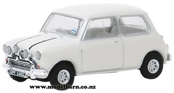 1/64 Austin Mini Cooper S 1275 Mk I (1967, white) "Italian Job"-austin-and-morris-Model Barn