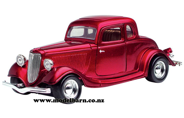 1/24 Ford Coupe (1934, crimson)