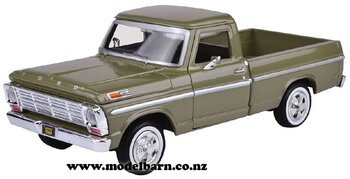 1/24 Ford F-100 Pick-Up (1969, olive green)-ford-Model Barn