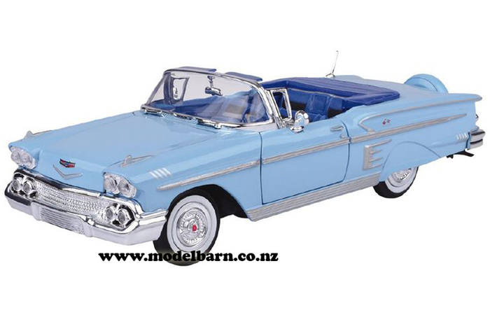 1/24 Chev Impala Convertible (1958, blue)