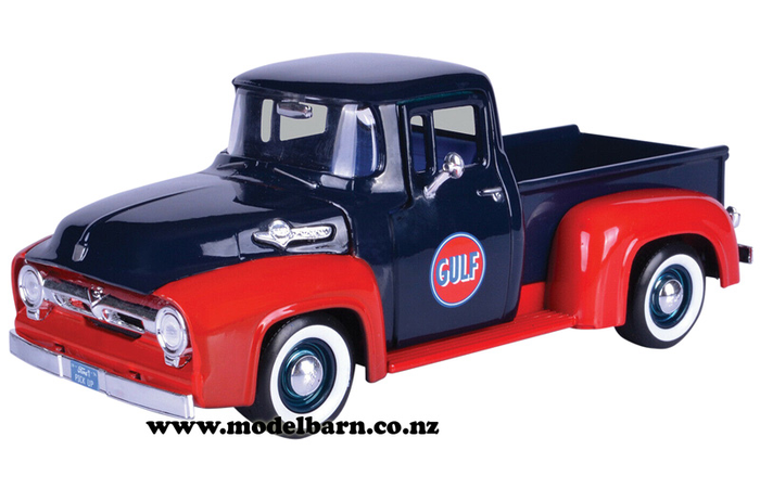 1/24 Ford F-100 Pick-Up (1956, dark blue & red) "Gulf"