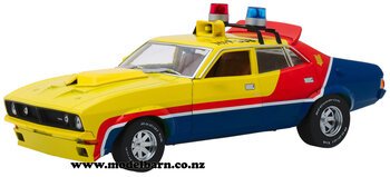 1/18 Ford XB Falcon Police MFP (1974, yellow, red & blue) "Mad Max"-vehicles-Model Barn