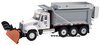 1/64 Mack Granite Tip Truck with Snow Plough (2019, white & grey)