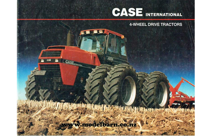 Case International 4-Wheel Drive Tractors Sales Brochure 1980s