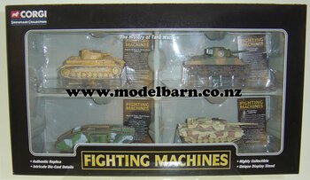The History of Tank Warfare (Set of 4 Tanks)-vehicles-Model Barn