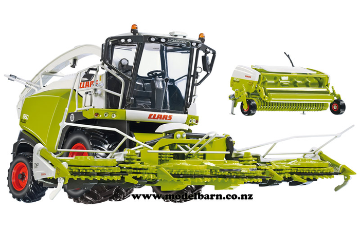 wiking 1/32 CLAASツインレーキ Wiking CLAAS Trion 750 Terra Trac and Convio 1080 Flex