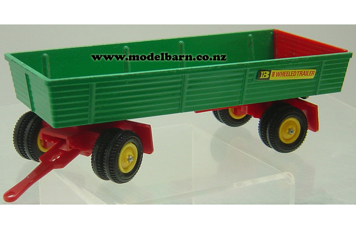 1/32 8-Wheeled Trailer (green & red, unboxed)