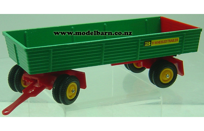 1/32 8-Wheeled Trailer (green & red, unboxed)