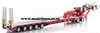 1/50 Drake 2x8 Dolly & 5x8 Drop Deck Low Loader Trailer (red)