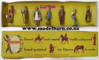 1/32 Farm Figures Set (7, lead, boxed)-other-collectable-toys-Model Barn