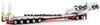 1/50 Drake 2x8 Dolly & 5x8 Drop Deck Low Loader Trailer (white & red)