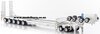 1/50 Drake 2x8 Dolly & 5x8 Drop Deck Low Loader Trailer (white)