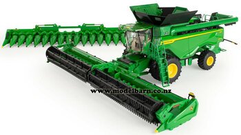 1/32 John Deere X9 1100 Combine Harvester with Grain & Corn Heads-farm-equipment-Model Barn