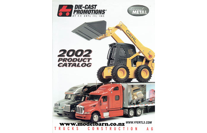 Die-Cast Promotions Trucks, Construction, Ag 2002 Catalogue