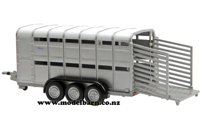 MODELLINO IN SCALA COMPATIBILE CON CARRO BESTIAME IFOR WILLIAMS LIVESTOCK TRAILER 1:32 BRITAINS LC40710