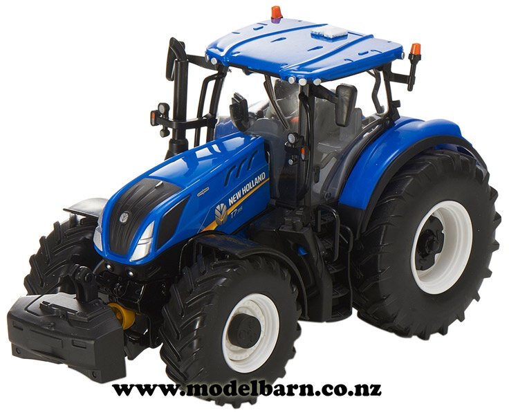 BBURAGO BU44069 NEW HOLLAND T7.315 TRACTOR + TRAILER 1:32 Modellino