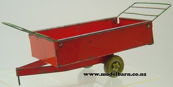 Farm Trailer Mettoy (red, tinplate, 320mm, unboxed)-other-collectable-toys-Model Barn